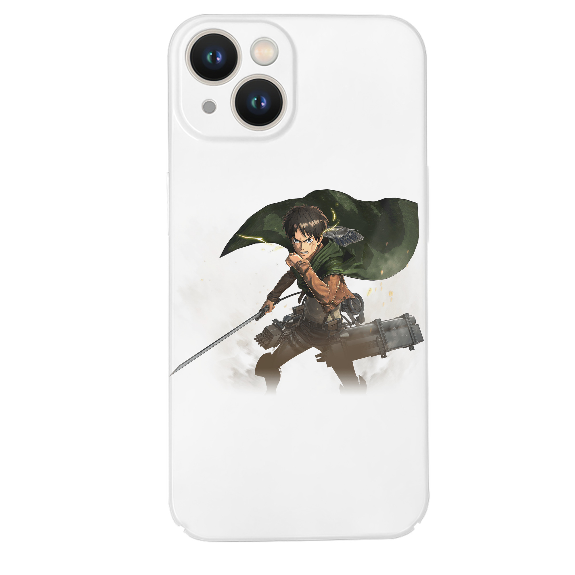 （画像用） 進撃の巨人 エレン･イェーガー Attack on Titan Eren Jäger 【iPhone 14シリーズ対応】ハードケース